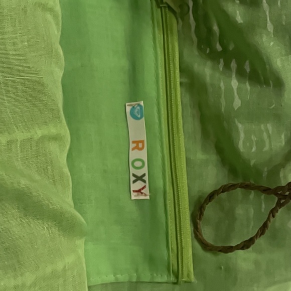 Roxy Y2K Vintage Woven Beach Bag XL Rare - Picture 6 of 12